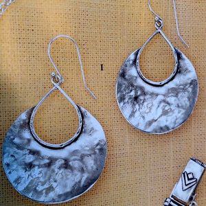 Sterling silver earrings.